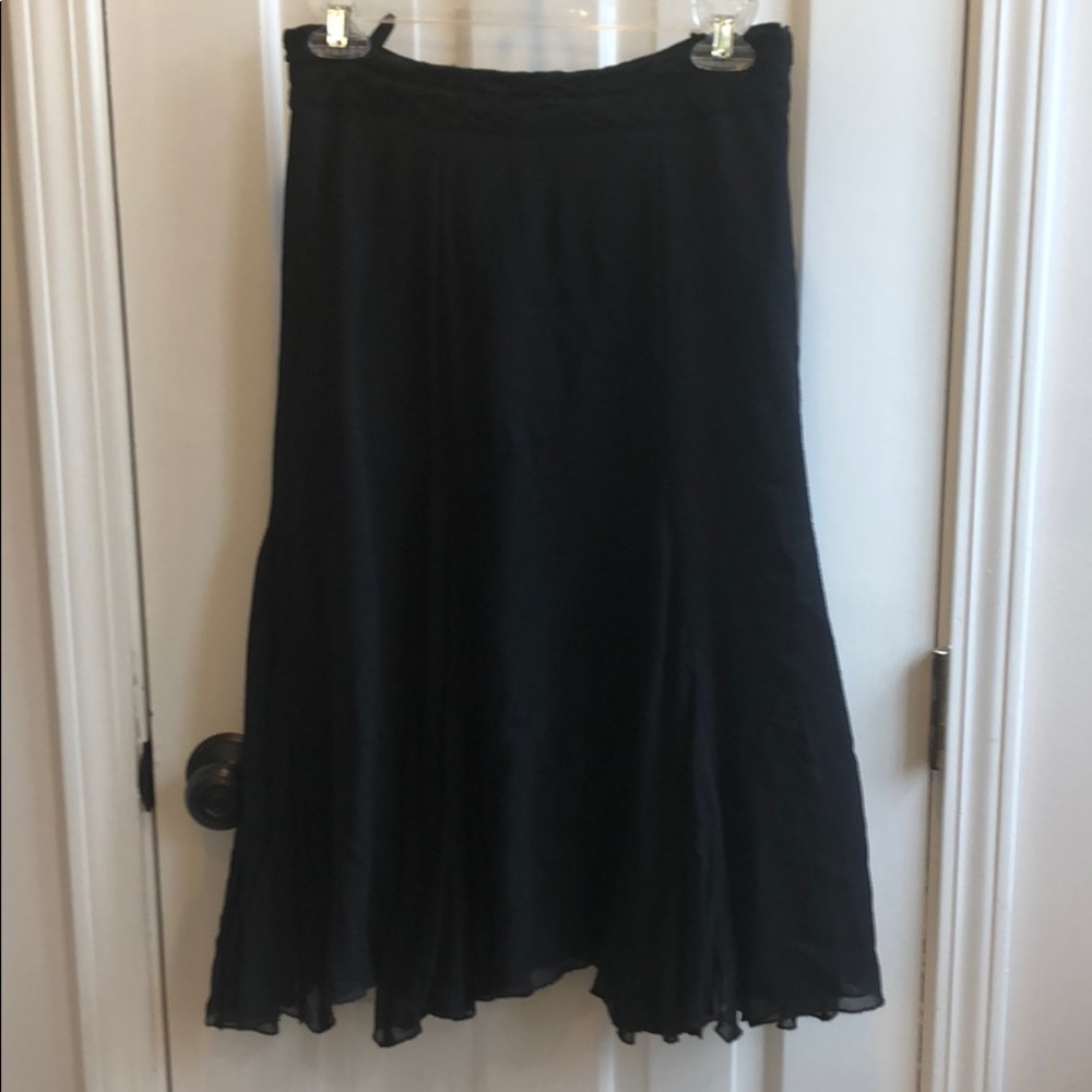 100% silk skirt full length